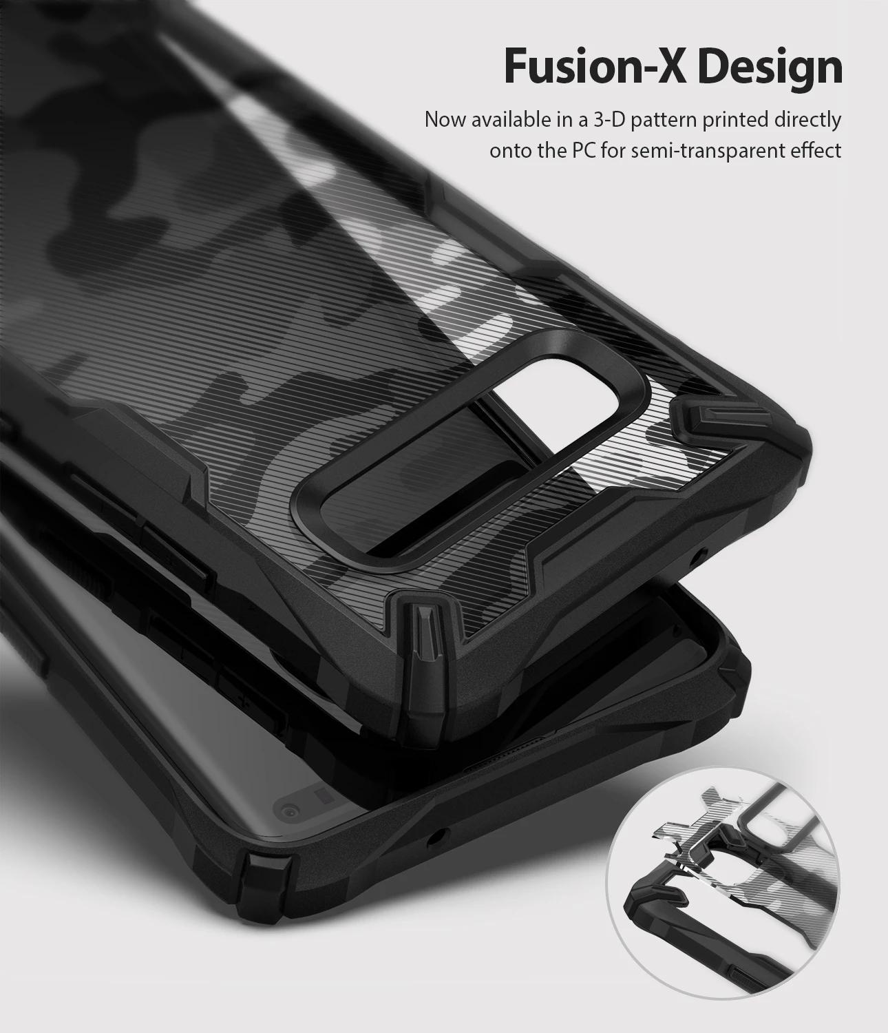 Ốp lưng Galaxy S10 và S10 5G Ringke Fusion X Hàn Quốc