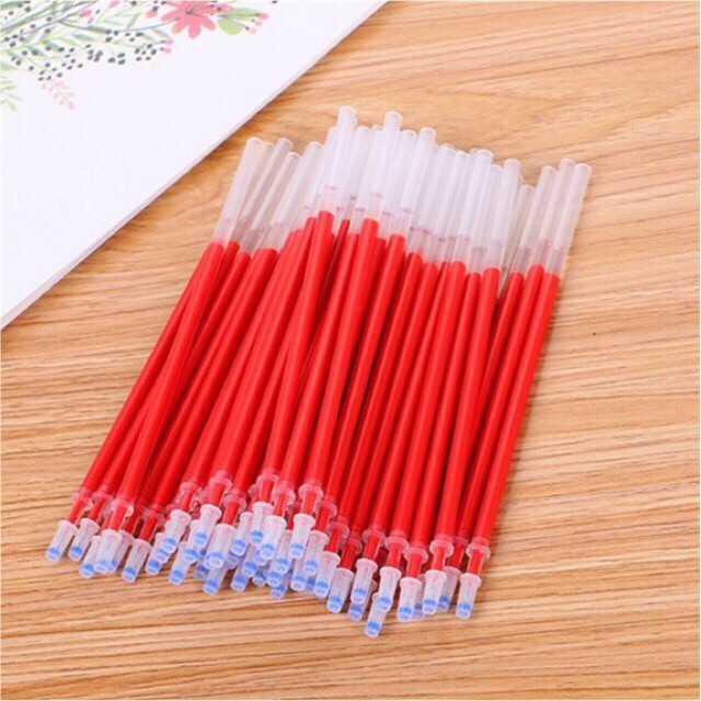 Combo 10 Ngòi Bút, Ruột Bút Bi Nước (xanh/đỏ/đen)