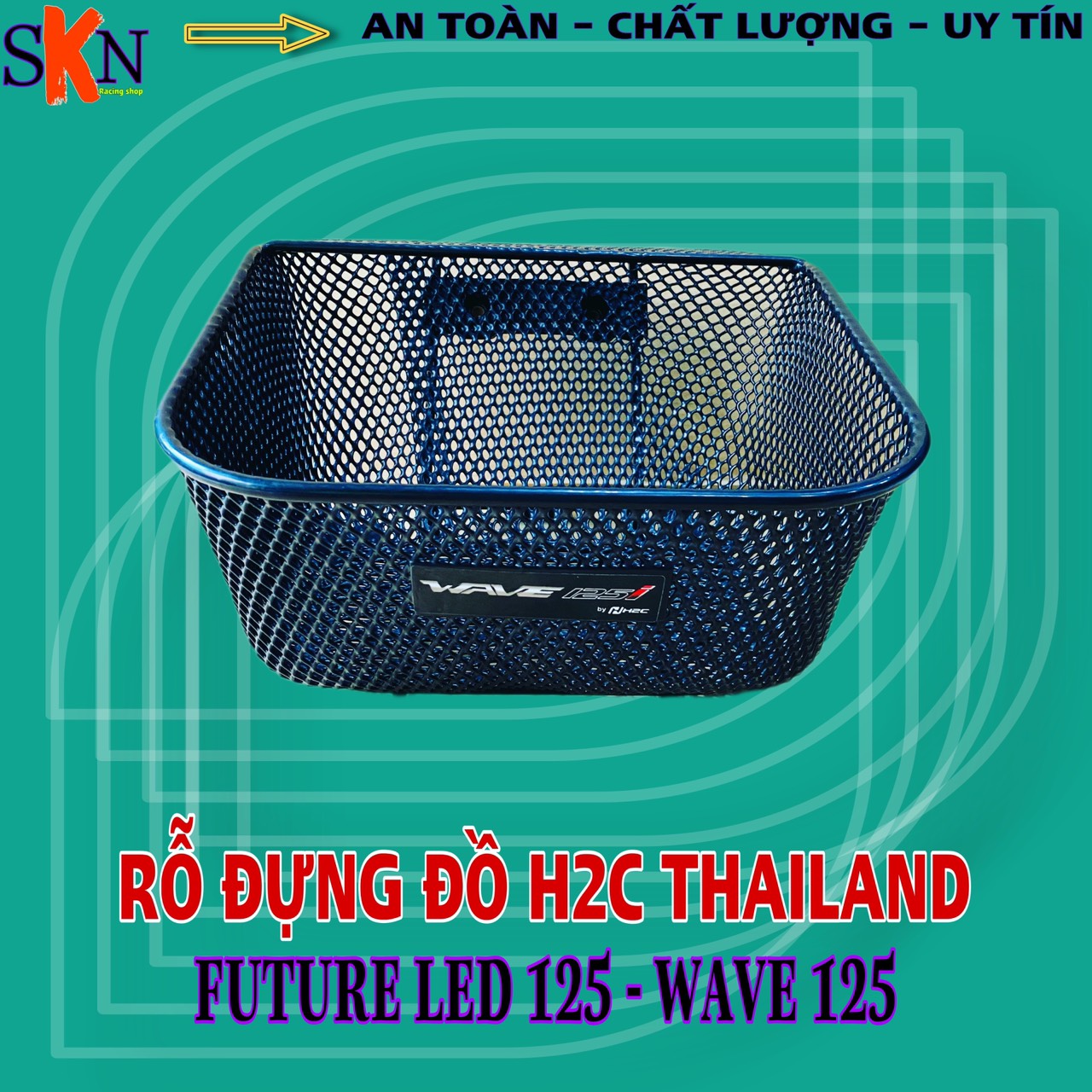 Future led-wave 125i portable storage basket