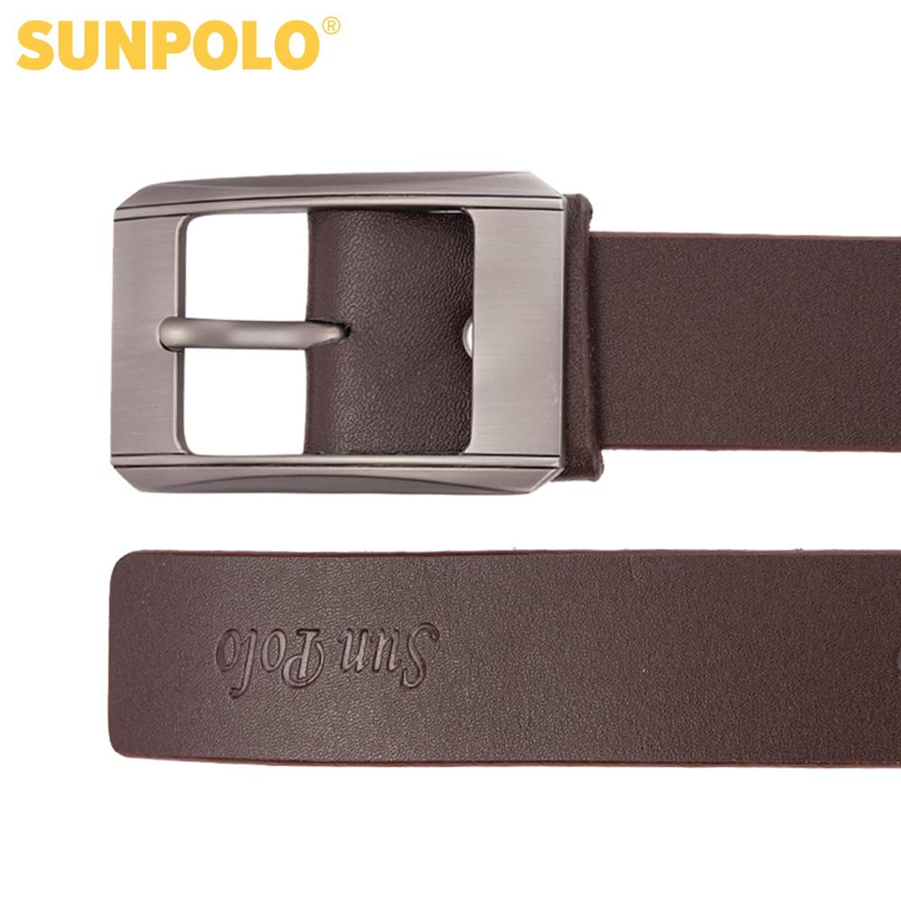 Thắt Lưng Nam Da Bò Khóa Kim SUNPOLO BS01DN