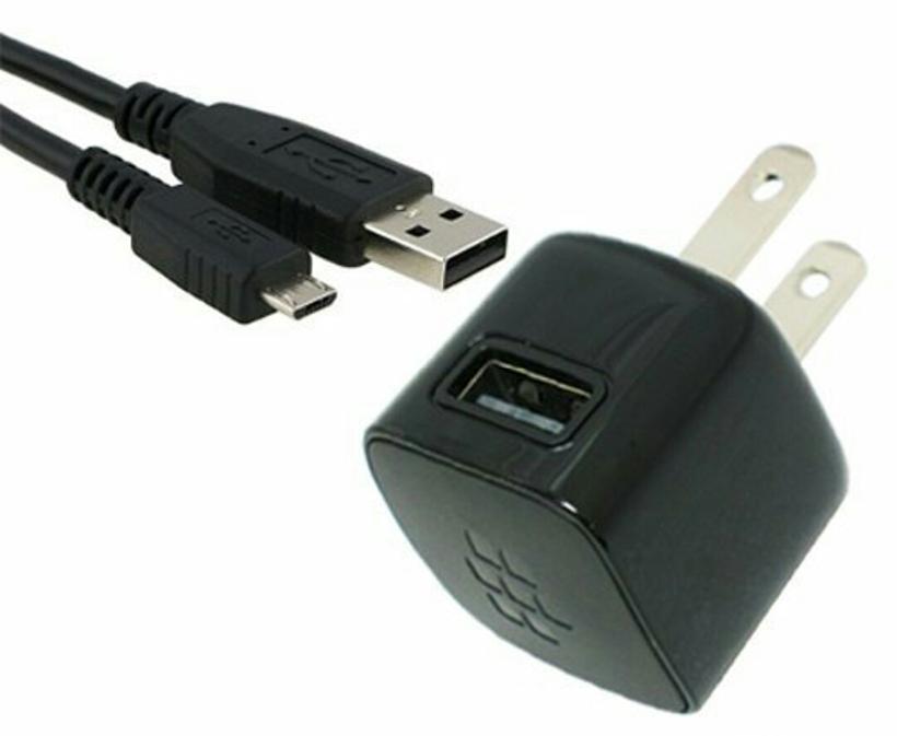 [HCM]Bộ củ sạc 850 mA và cáp micro usb cho blackberry Q10