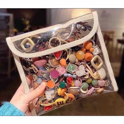 Set túi 20 dây cột tóc quảng châu xịn xò