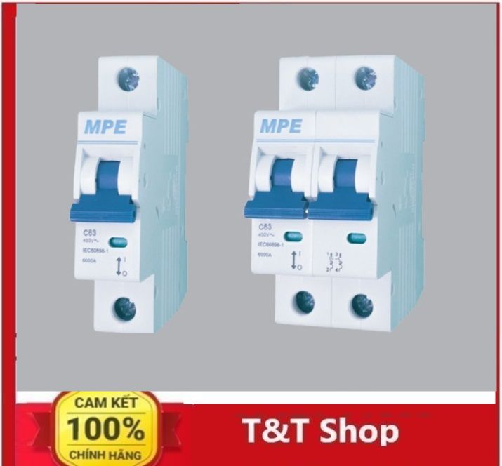 CẦU DAO TỰ ĐỘNG 2 PHA (Attomat 2 pha) MPE