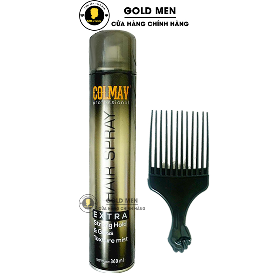 Gôm xịt tóc Colmav (Siêu giữ nếp) + Tặng lược