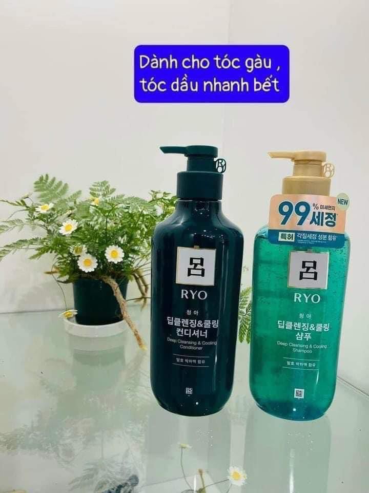 Bộ dầu gội Ryo đỏ, nâu, xanh 500ml