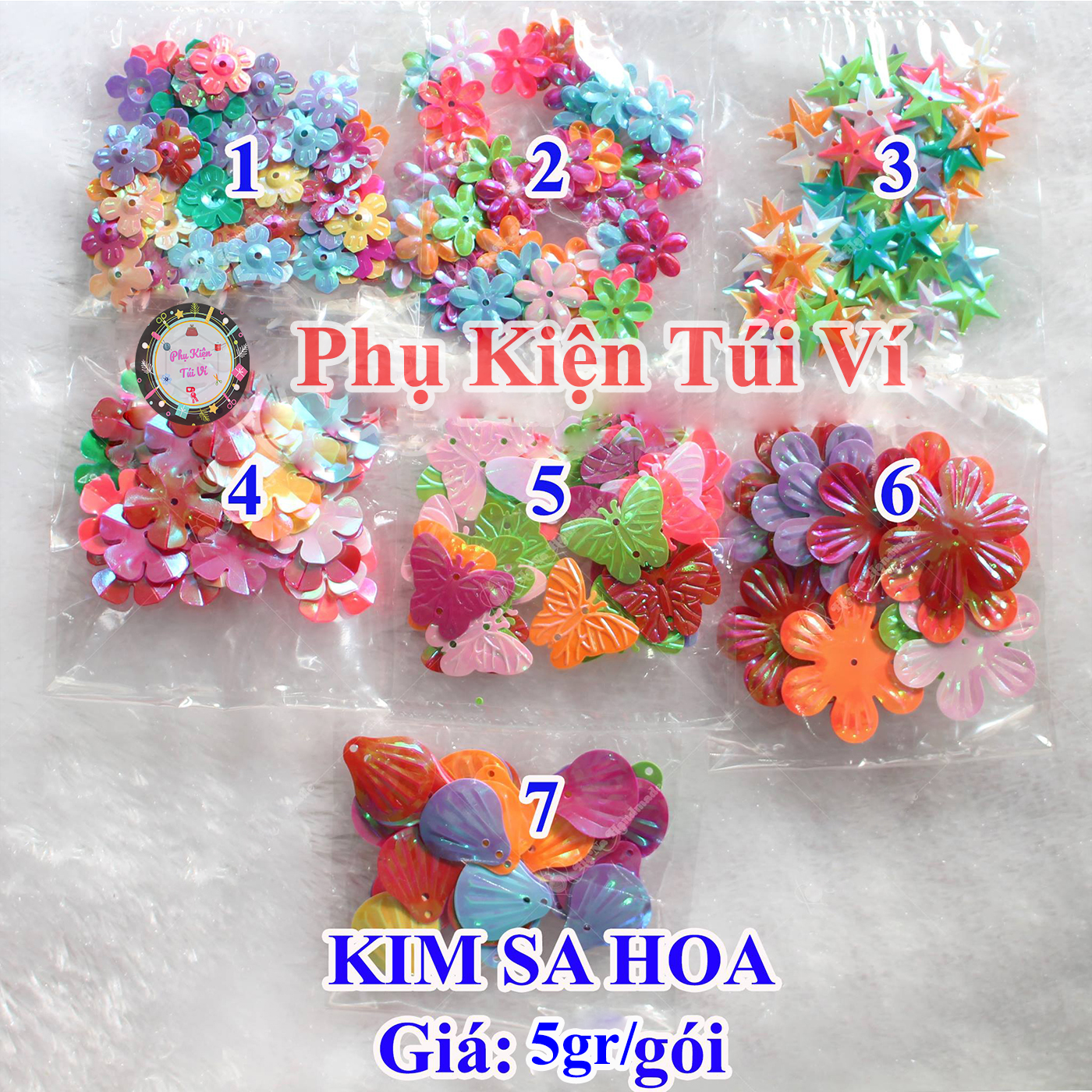Handmade Flower Sequins (14K/Package)