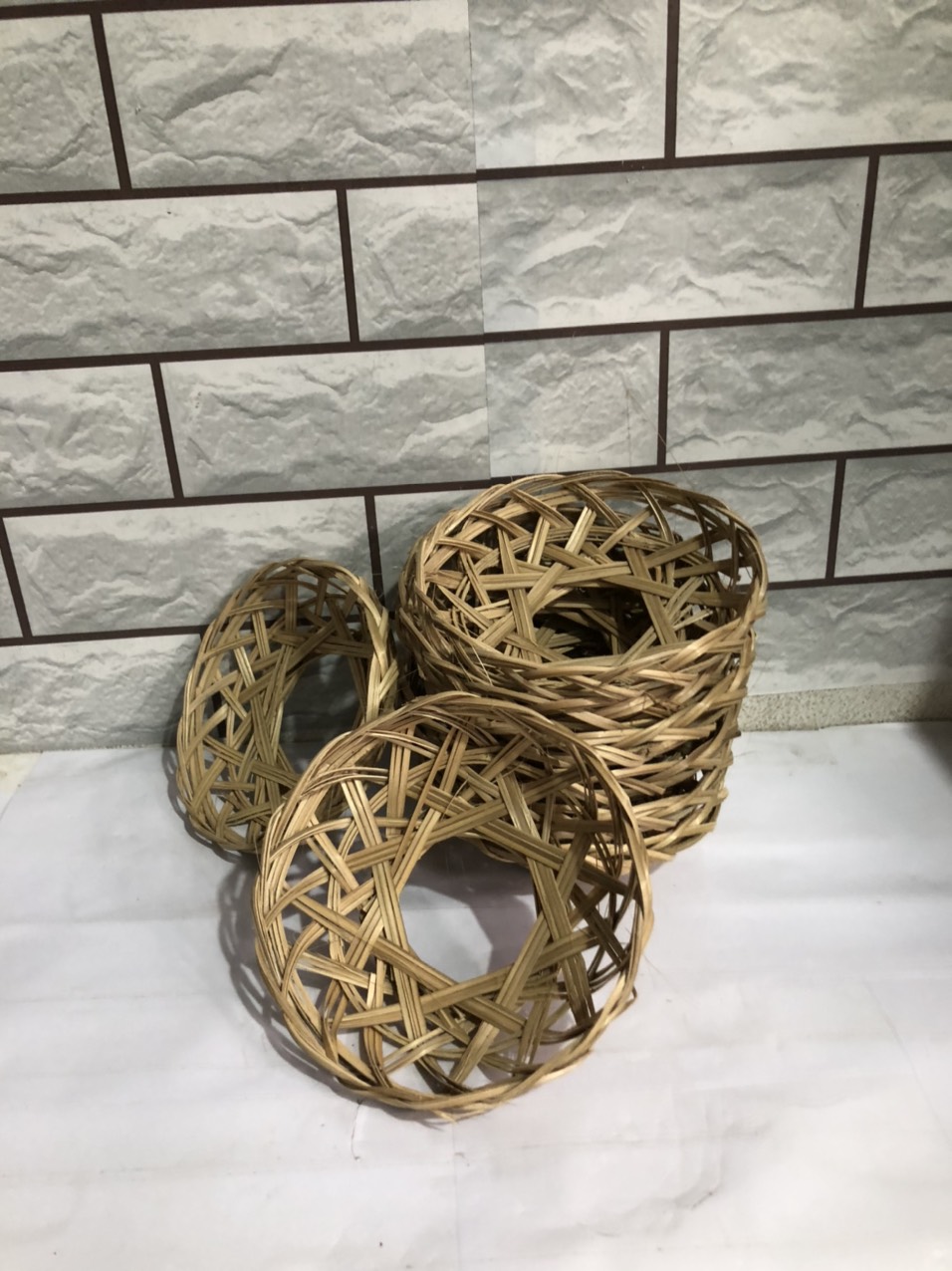 [HCM]rế tre đựng nồi 15 cm 10 cái