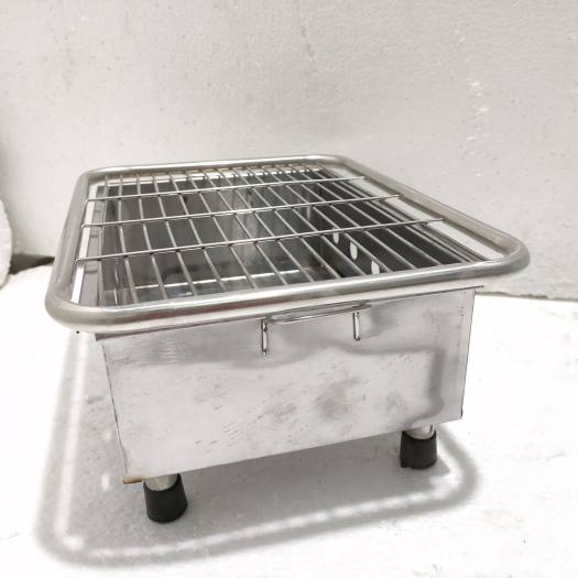 Lò nướng than inox chân thấp,dày dặn nướng siêu nhanh
