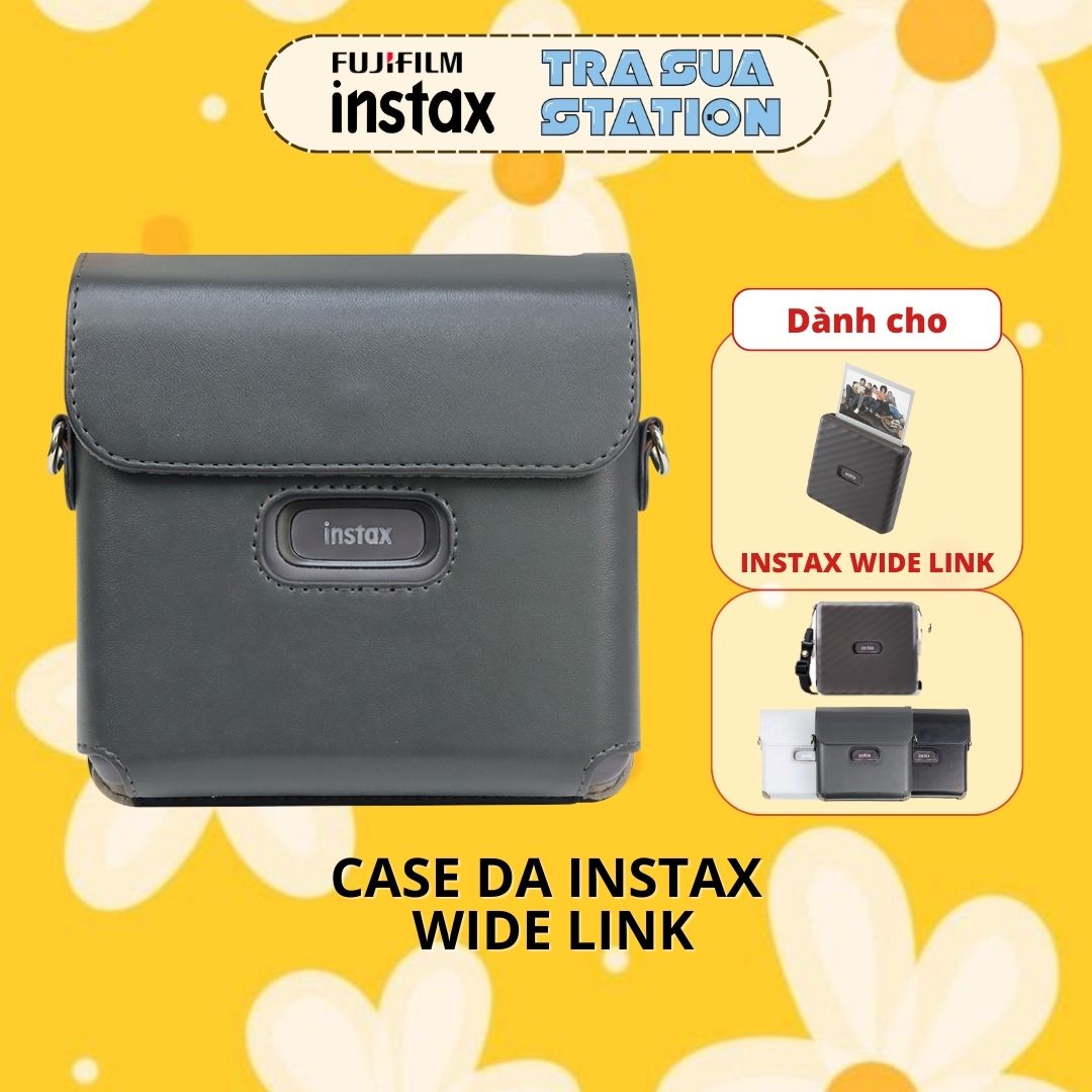 [HCM] BAO DA MÁY CHỤP ẢNH LẤY LIỀN INSTAX LINK WIDE - CASE DA, CASE TRONG