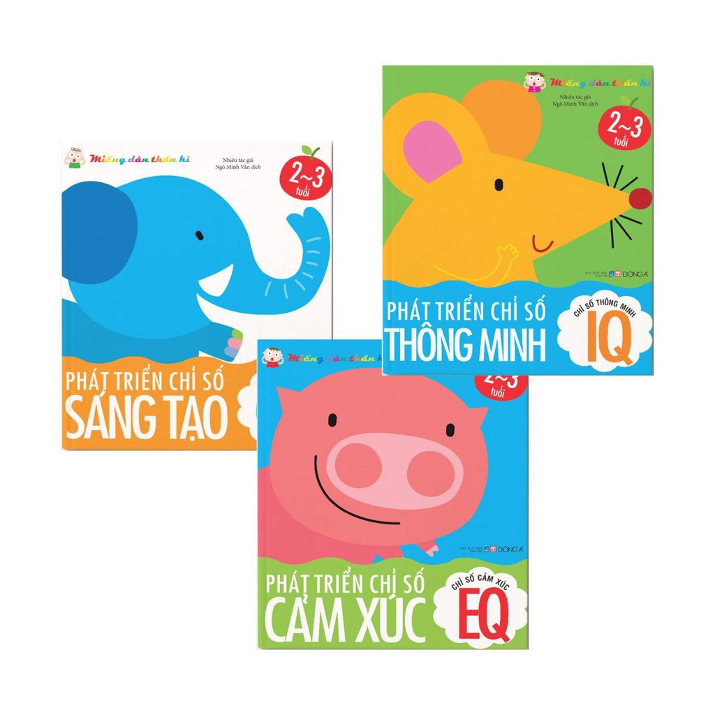 Sách miếng dán thần kỳ - phát triển chỉ số thông minh iq eq cq 2-3 tuổi