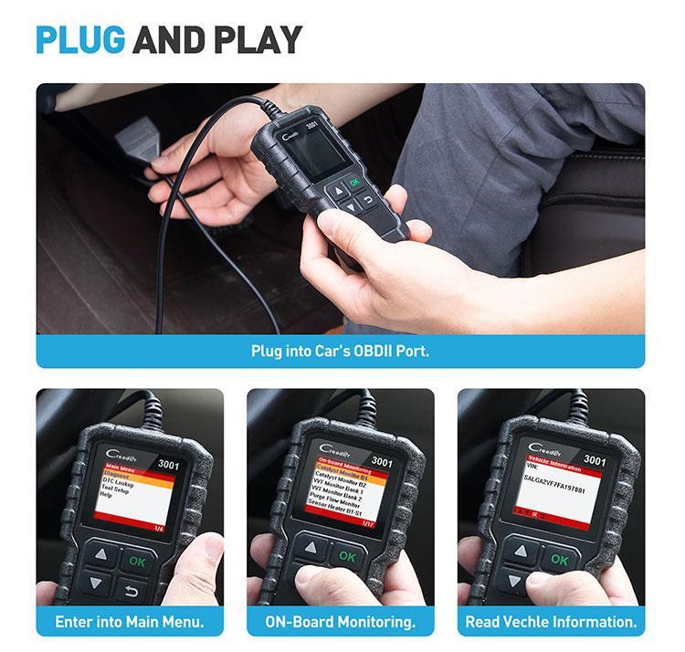 Máy đọc lỗi động cơ đa năng LAUNCH Creader 3001 / CR3001 OBD II
