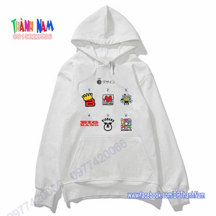 Áo hoodie nhóm bigbang, áo g-dragon