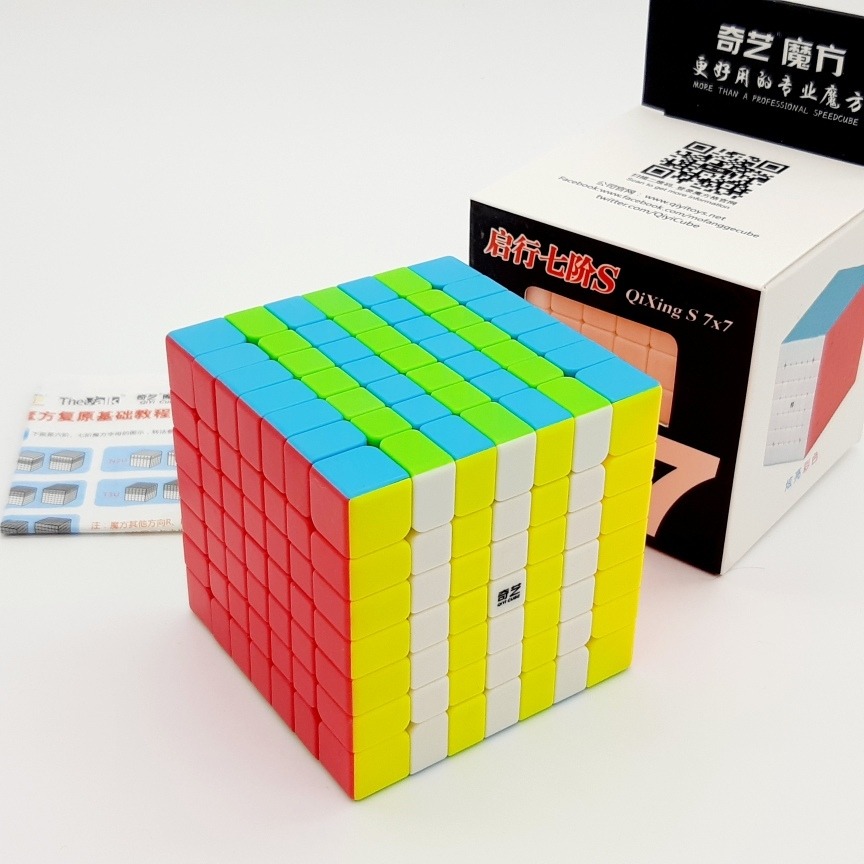 Đồ chơi Rubik 7x7 Stickerless Qiyi QiXing - Rubik 7 tầng 7x7x7 Thách Thức Trí Não Siêu Cao Thủ