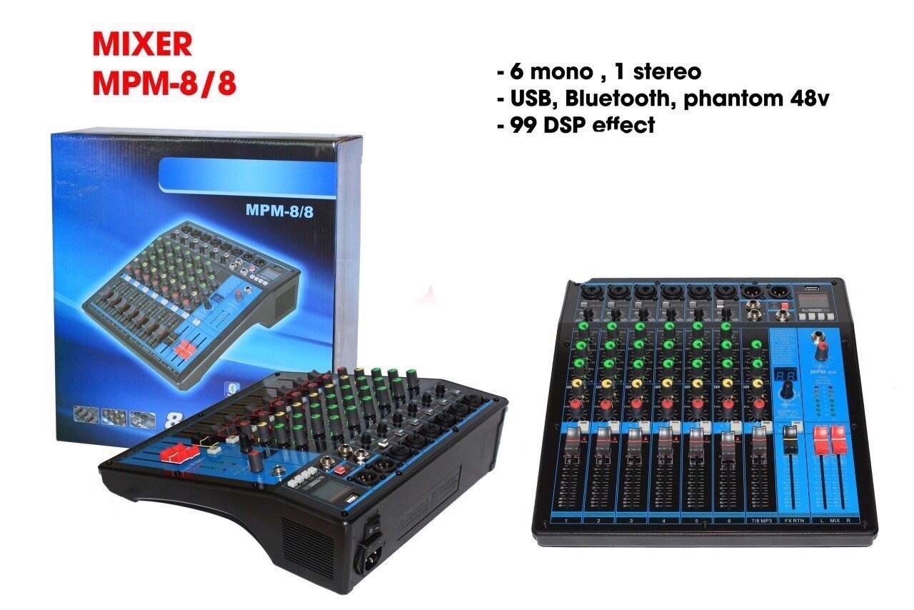 Bàn Mixer karaoke MPM-8/8 có Bluetooth