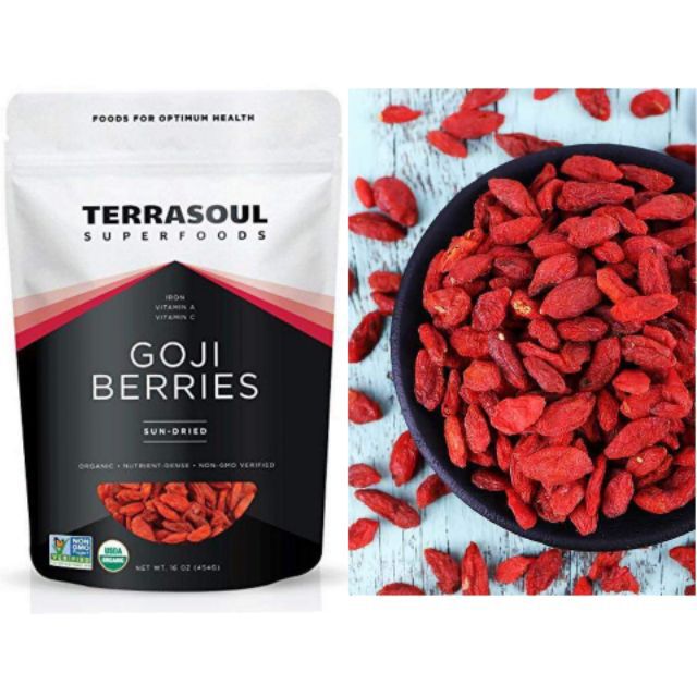 Kỷ tử hữu cơ Terrasoul 100gr