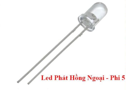 Led Thu Phát Hồng Ngoại 3MM, 5MM (5 Chiếc)