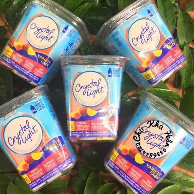 Crystal Light Gói Pha Nước Vị Trái Cây Rất Ngon