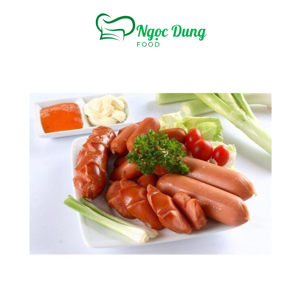 Xúc xích đức hồng hà  500gr 10 cây (giao hoả tốc tphcm)