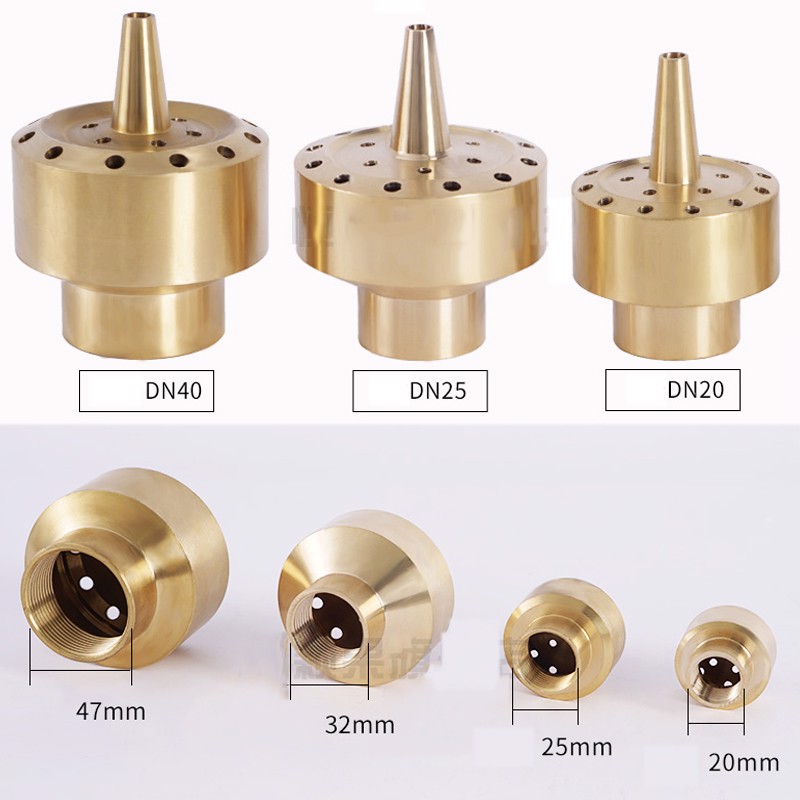 Đầu phun hình bông hoa phi 27mm - Đầu phun nước nghệ thuật tạo hình hoa