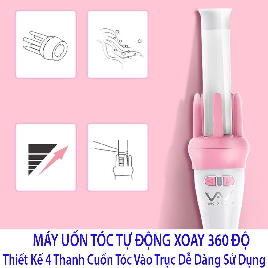 [HCM]máy uốn cúp phồng tại nhàkhông cần phải ra tiệmmáy uốn tóc đa năngMáy uốn tóc máy uốn tóc koria máy uốn settingMáy uốn tóc xoắn ốc tự động quay 360độ.BH 12 Tháng 1 đổi 1