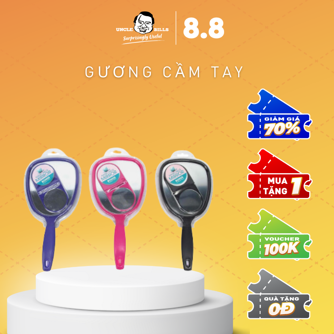 Gương cầm tay tiện dụng ubl gm0009