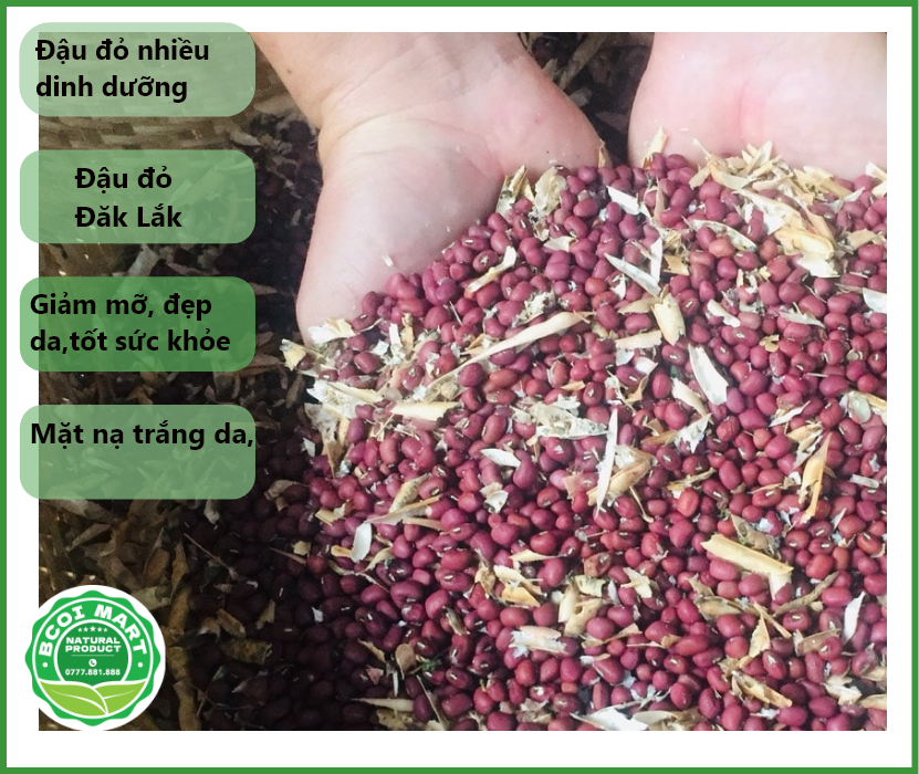 Đậu đỏ Đắk Lắk - Red beans - dau do Dak Lak - hạt nhỏ