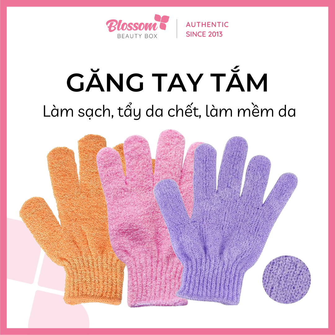 1 chiếc - găng tay tắm tẩy da chết hàn quốc
