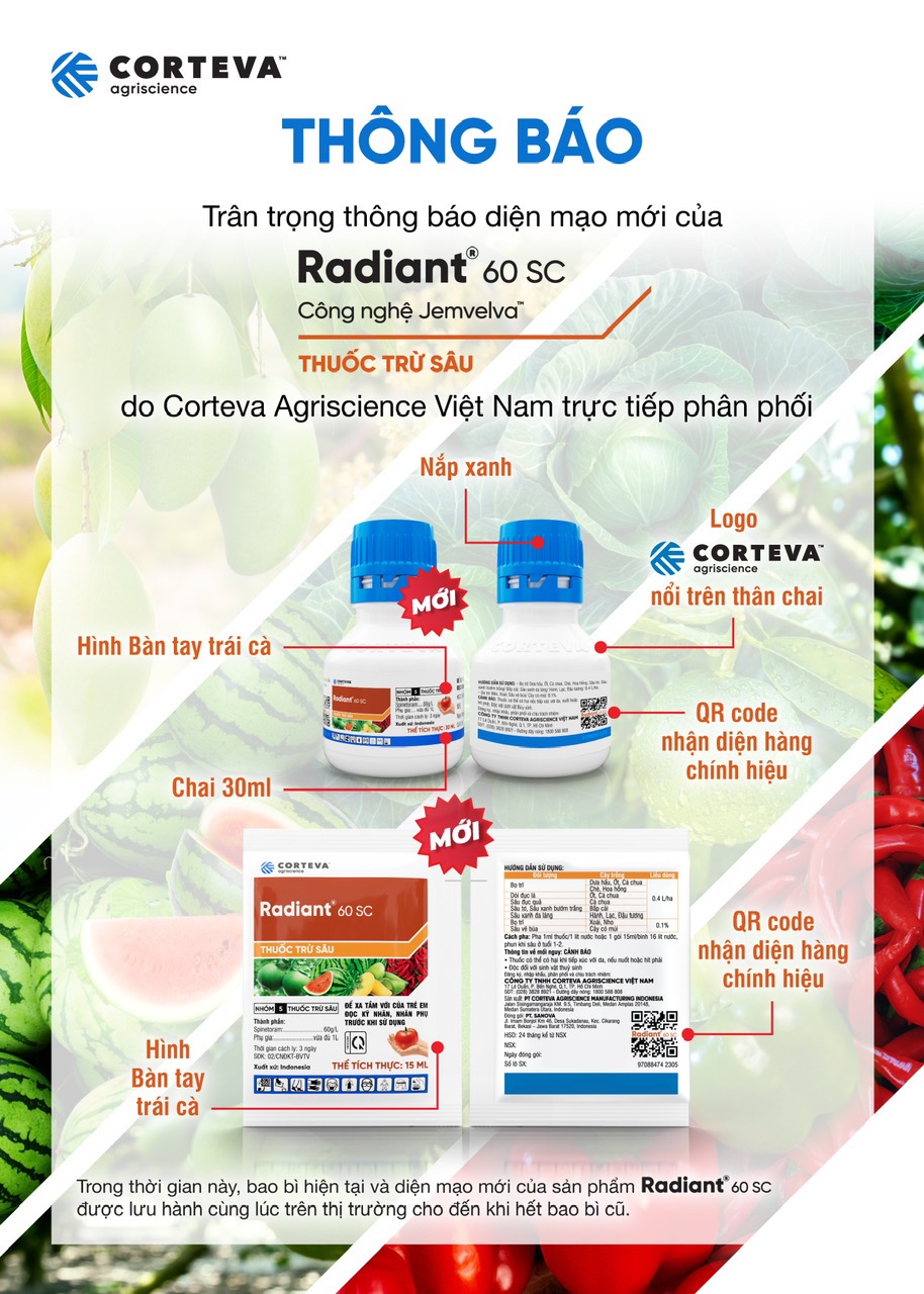 Radiant Trừ sâu, bọ trĩ sinh học