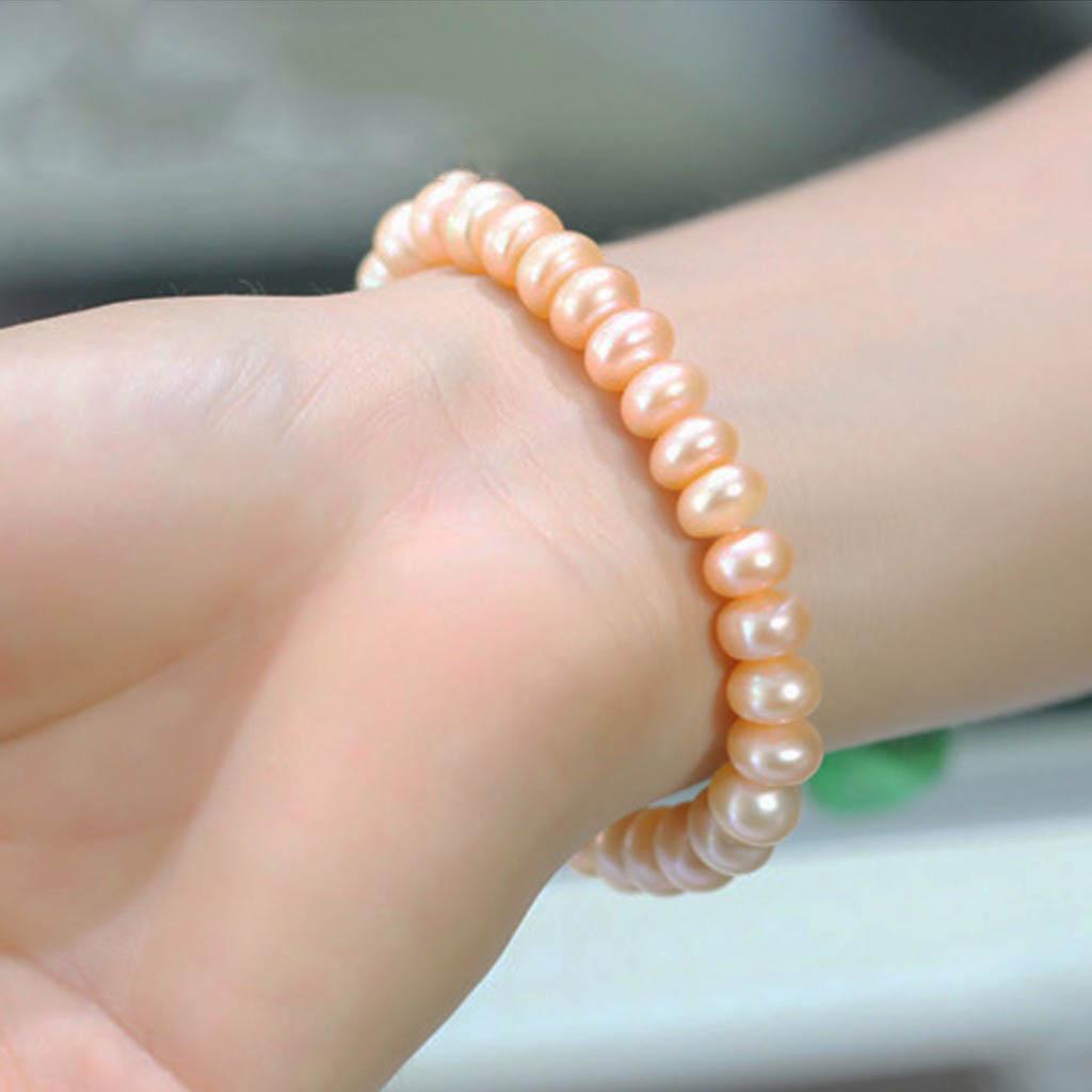 Vòng Tay Ngọc Trai Vàng thiên nhiên 1A