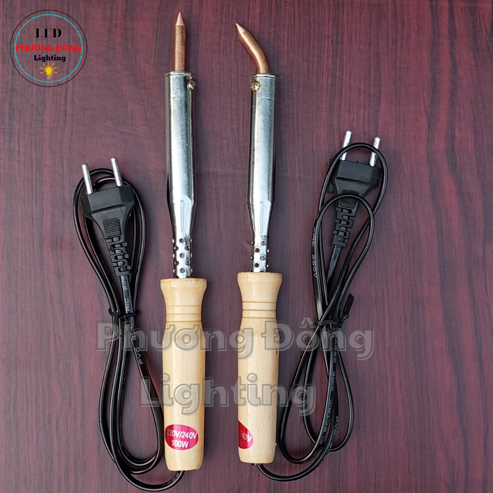 Mỏ hàn điện cán gỗ 100W