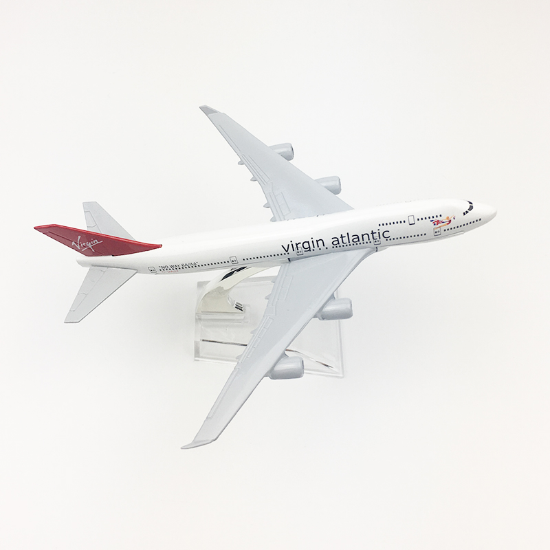 Mô hình máy bay tĩnh Virgin Atlantic B737 16cm