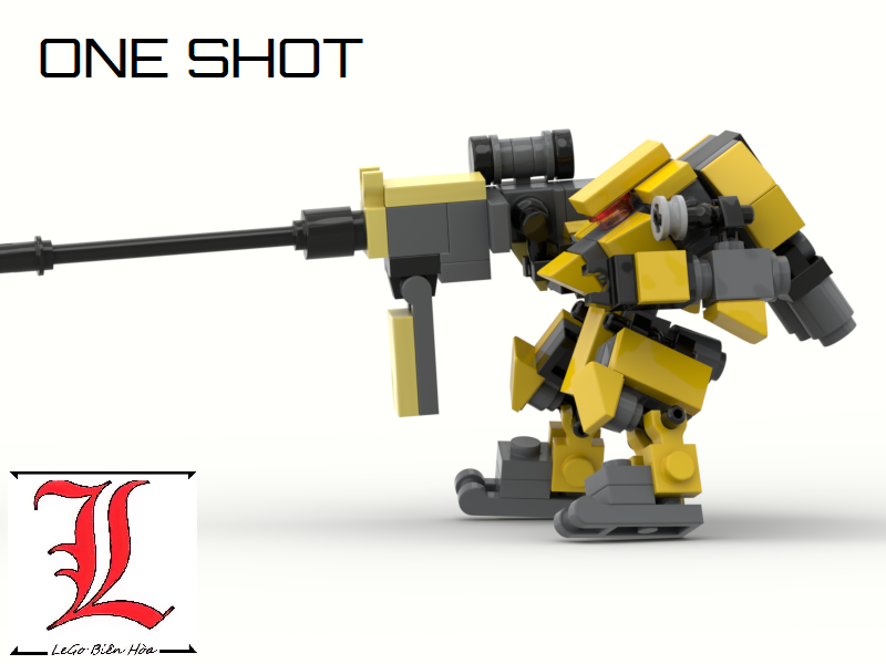 Le Go Đồ Chơi Lắp Ráp Robot Mech Moc OneShot