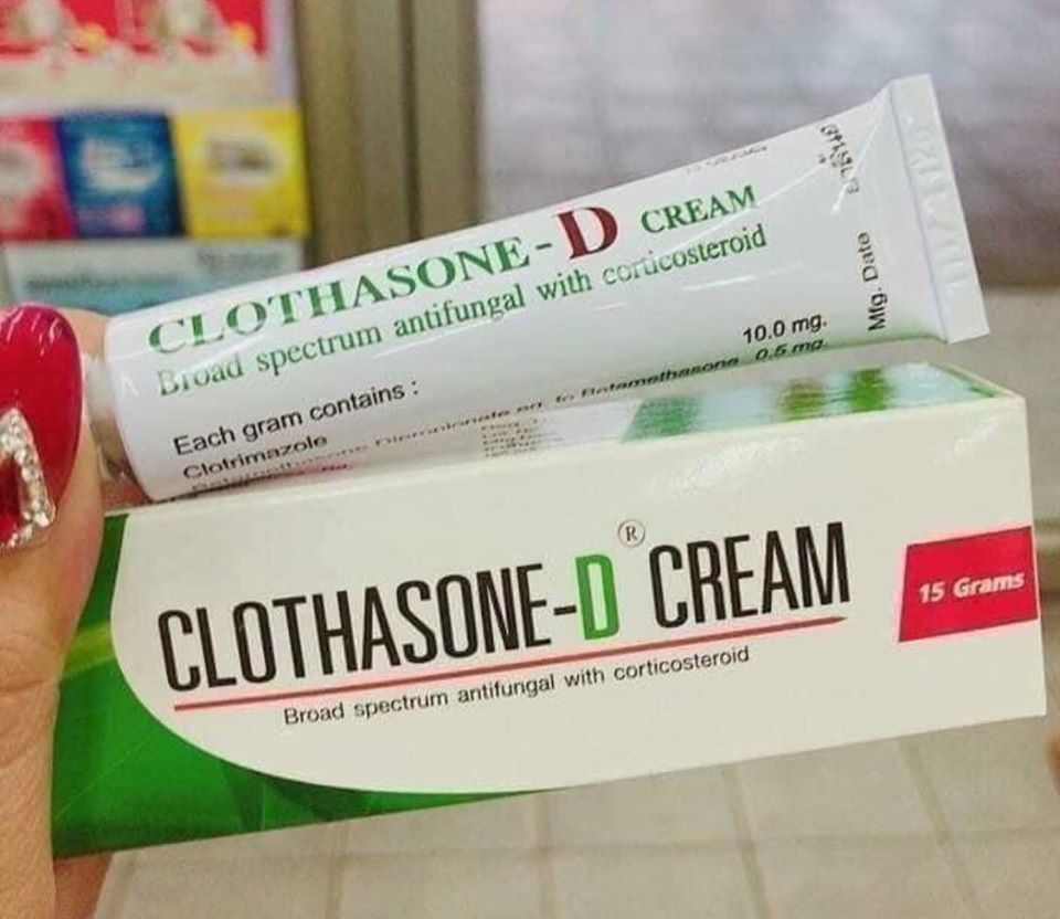Kem Bôi Nấm Móng Tay Chân CLOTHASONE D Cream 15g Thái Lan Chính Hãng