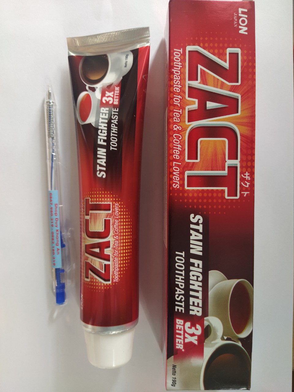 [HCM]Kem đánh răng Zact 190g nhập khẩu Indonesia