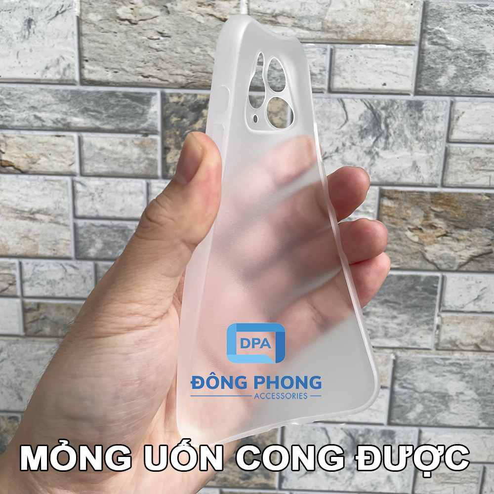 Combo 2 Ốp Lưng Trong Nhám Unibody iPhone 11 PRO Siêu Mỏng Giấy