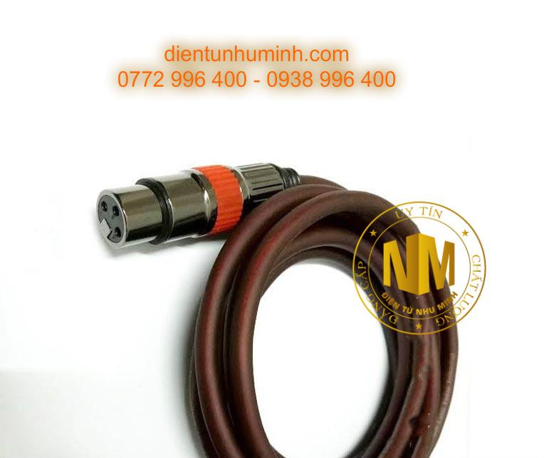 Dây micro thu âm jack canon 2 đầu 2,5M