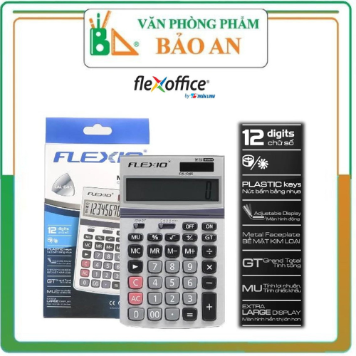 Máy tính thiên long - flexoffice flexio cal-04s – tập đoàn thiên long - văn phòng phẩm bảo an
