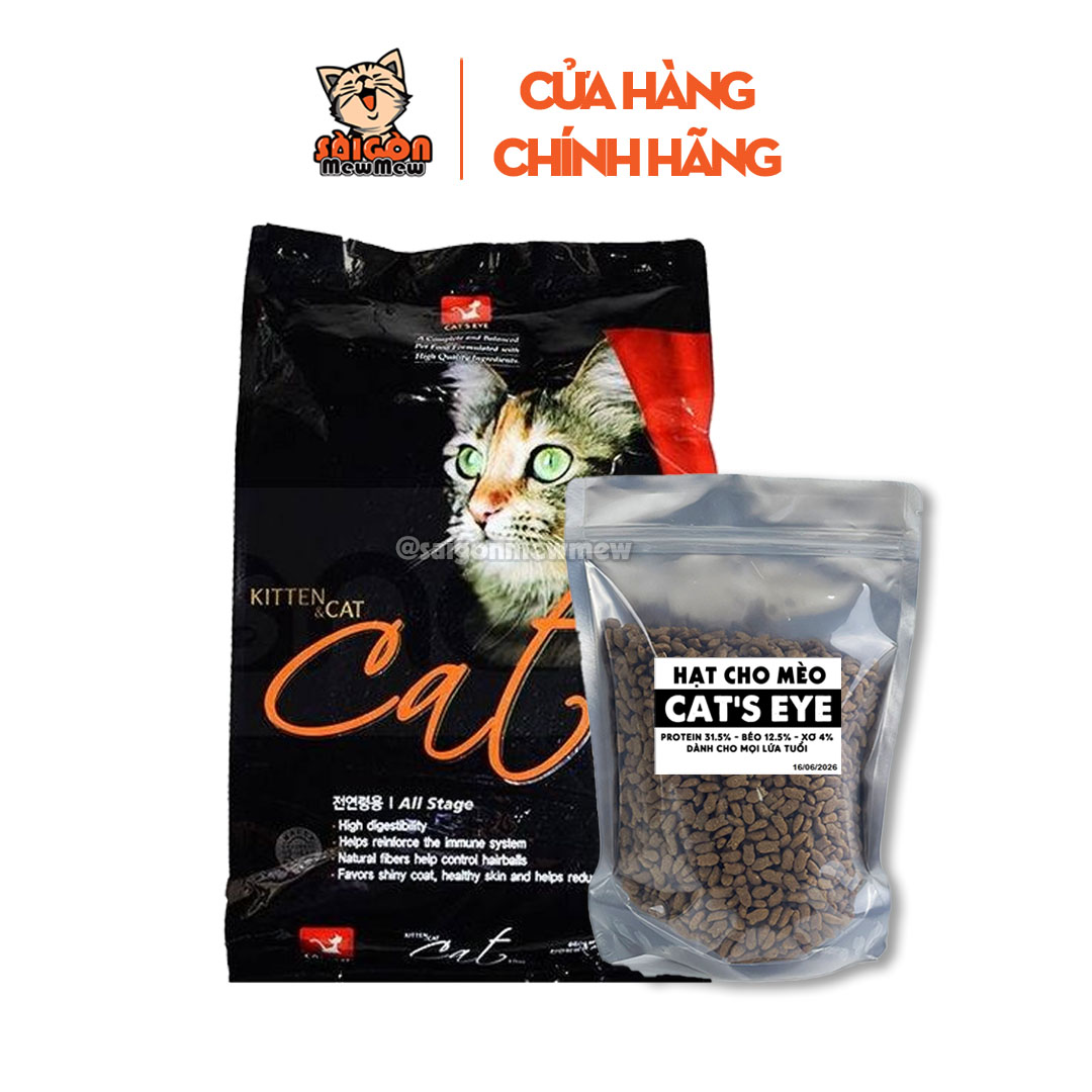 Hạt Mèo Cat’s Eye – Thức Ăn Cho Mèo Mọi Lứa Tuổi, Giảm Búi Lông