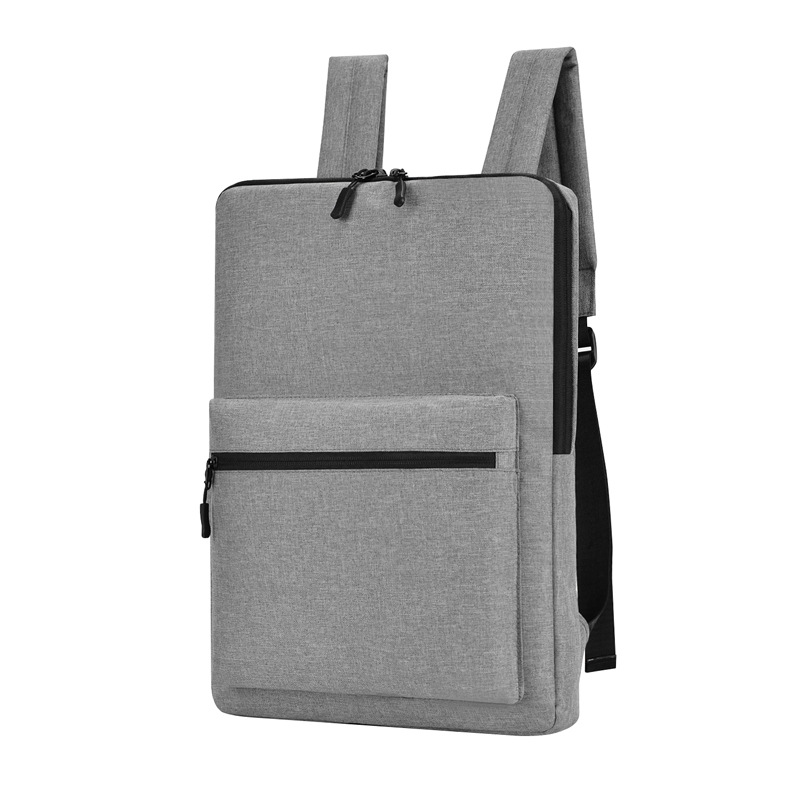Ba lô máy tính công sở đeo vai siêu mỏng mới ba lô nylon nam 14-15 túi đựng máy tính xách tay inch có thể in hai mặt sau logo