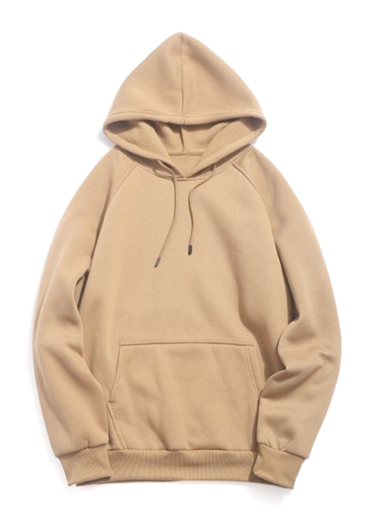 [Hoàn Tiền 15%] Áo hoodie trơn màu kem