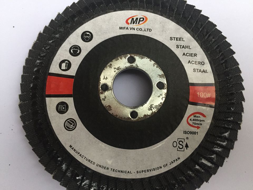 Gáp xếp nhám xếp chà nhám gỗ, sắt 100mm