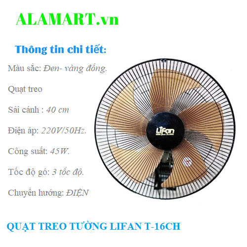 Quạt treo tường Lifan T-16CH