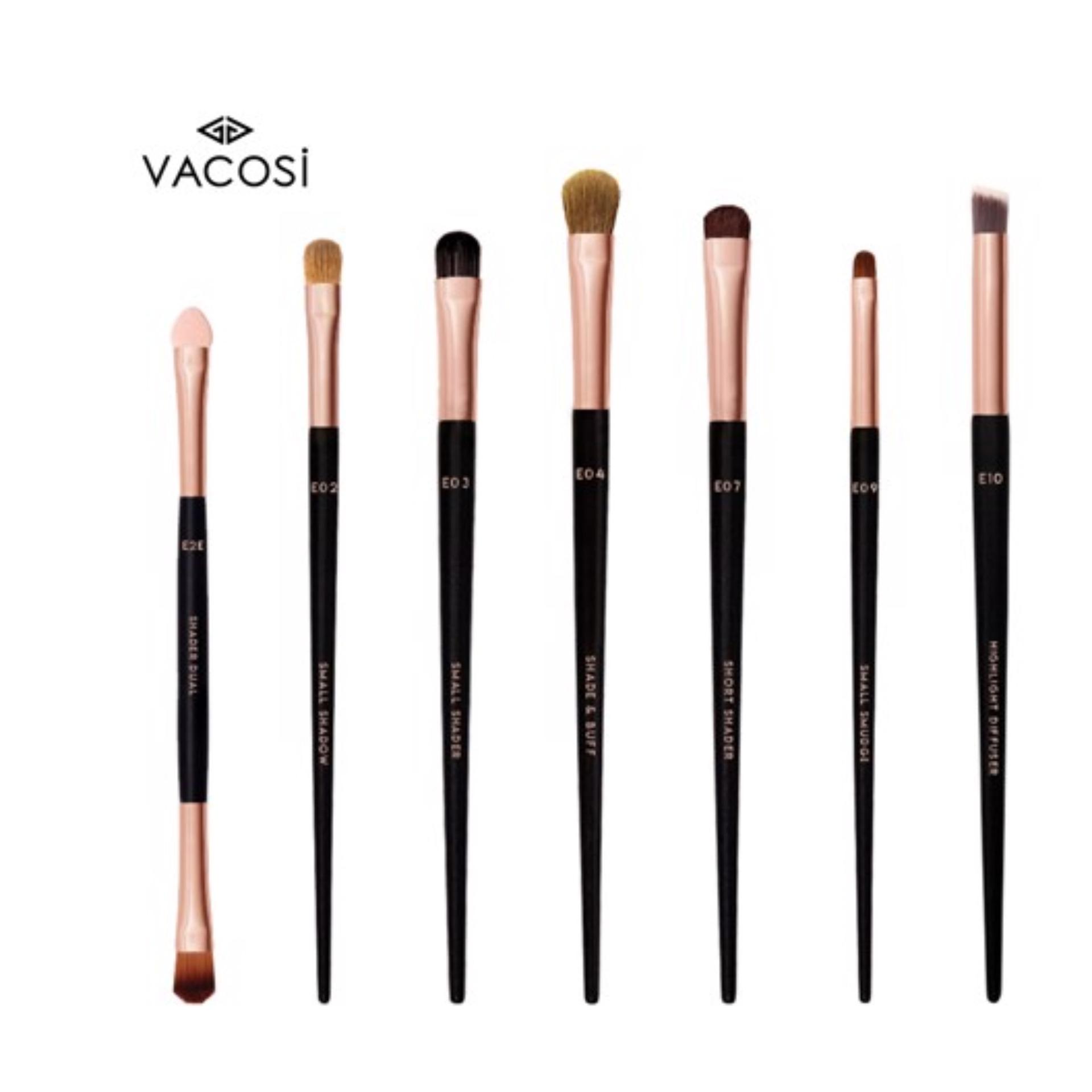 Cọ đánh phấn mắt đầu ngắn Pro Vacosi Makeup House E-09