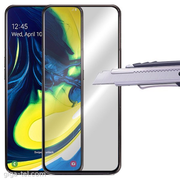 Cường lực full màn cho Samsung Galaxy A80 (Đen)