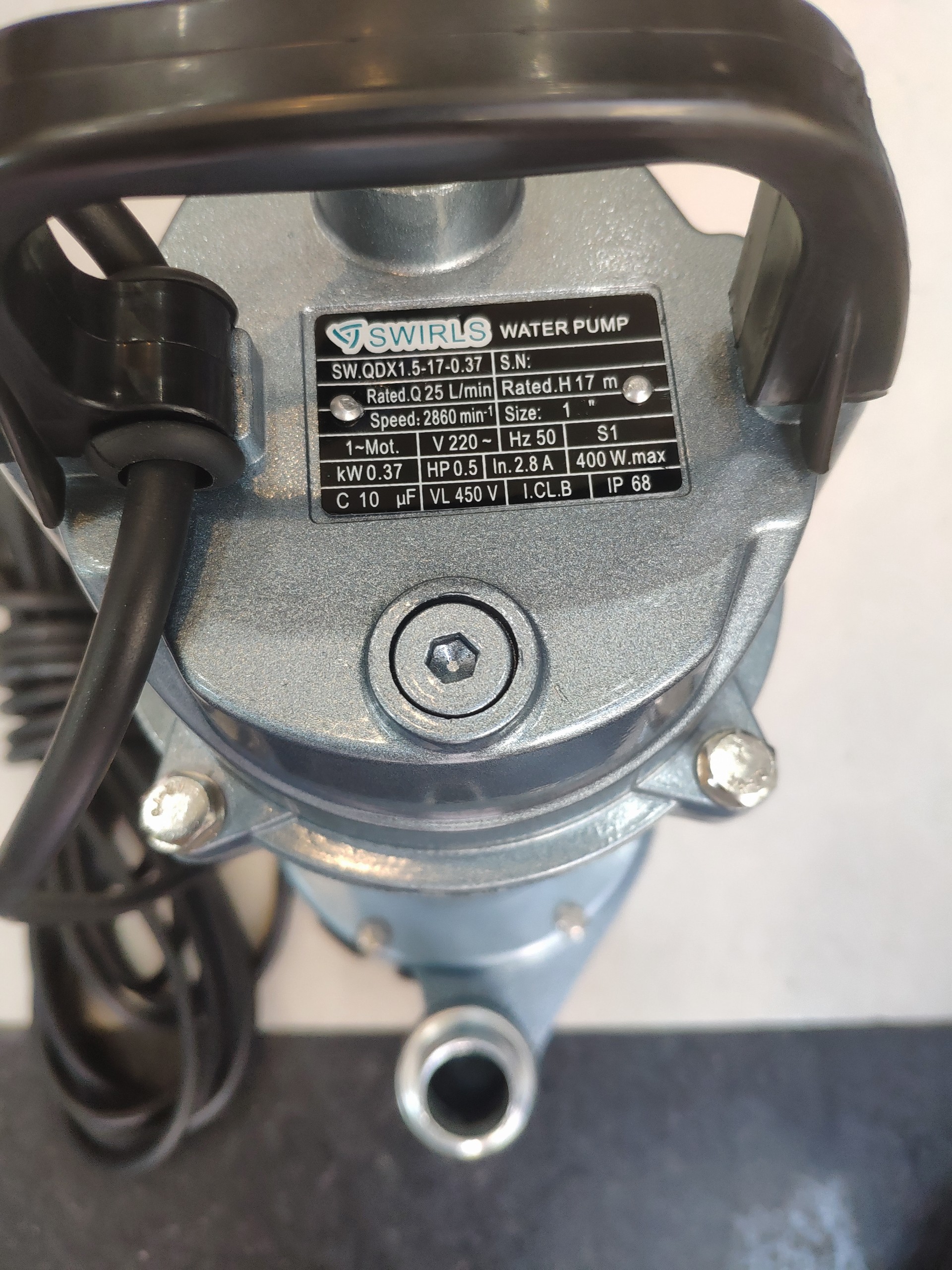 Máy Bơm Chìm Bơm Tõm SWRILS 370W - 750W