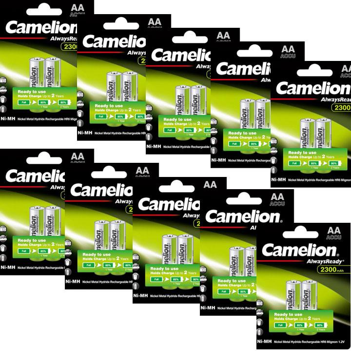 [HCM]2 vỉ Pin sạc AA Camelion 2300mah ( vỉ 2 viên )