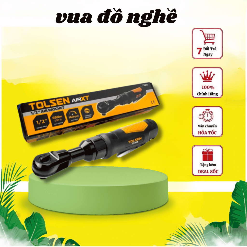 Súng mở ốc ngang tolsen cao cấp 1/2 tolsen 73315
