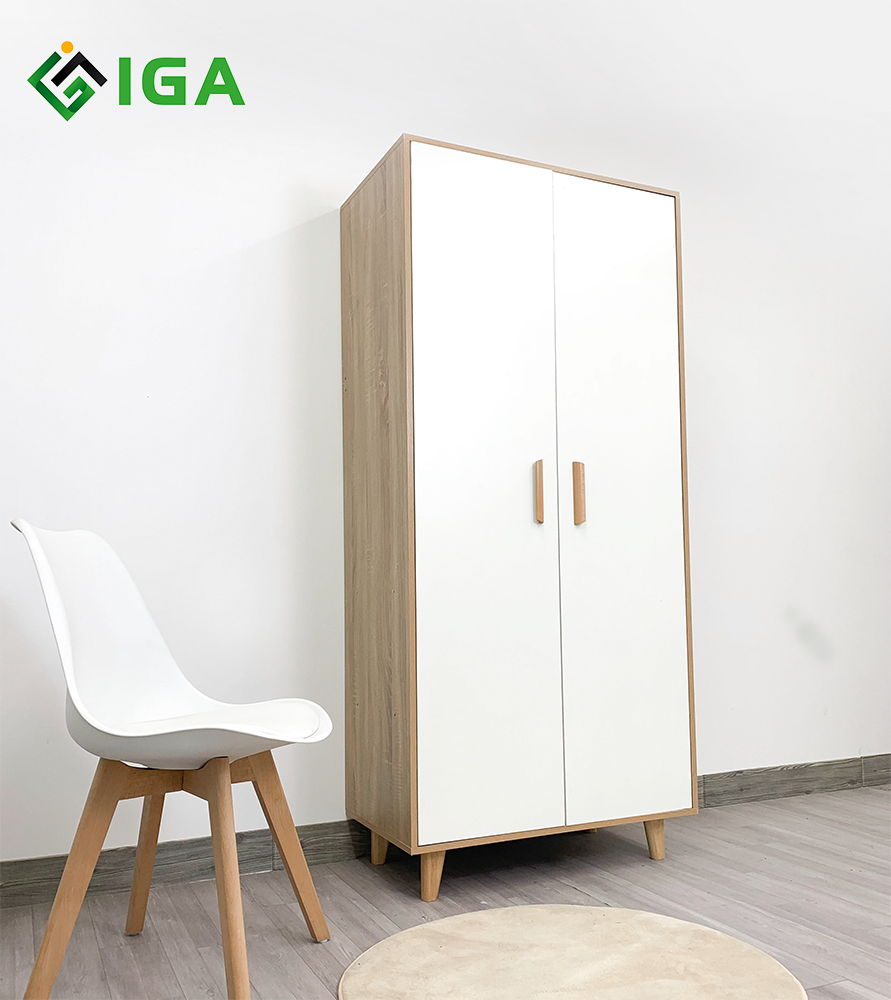 Tủ Quần Áo IGA Shelf Phong Cách Nordic - GP129
