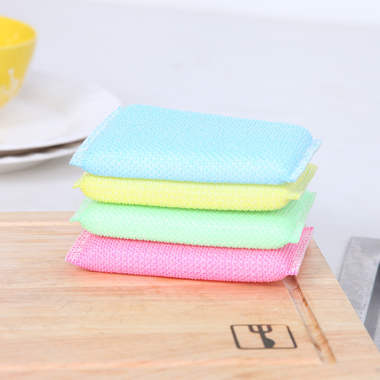 [HÀNG CÓ SẴN] Bộ 4 Miếng Cọ Rửa Chén Bát, Cọ Xoong Nồi
