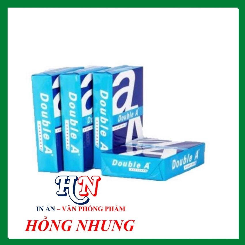 Giấy A5 Double A định lượng 70gsm, số lượng 500 tờ, giấy thùng
